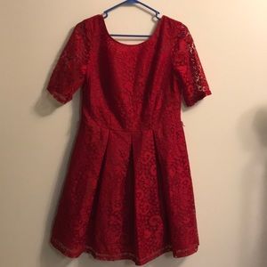 Danny and Nicole fit and flare lace dress